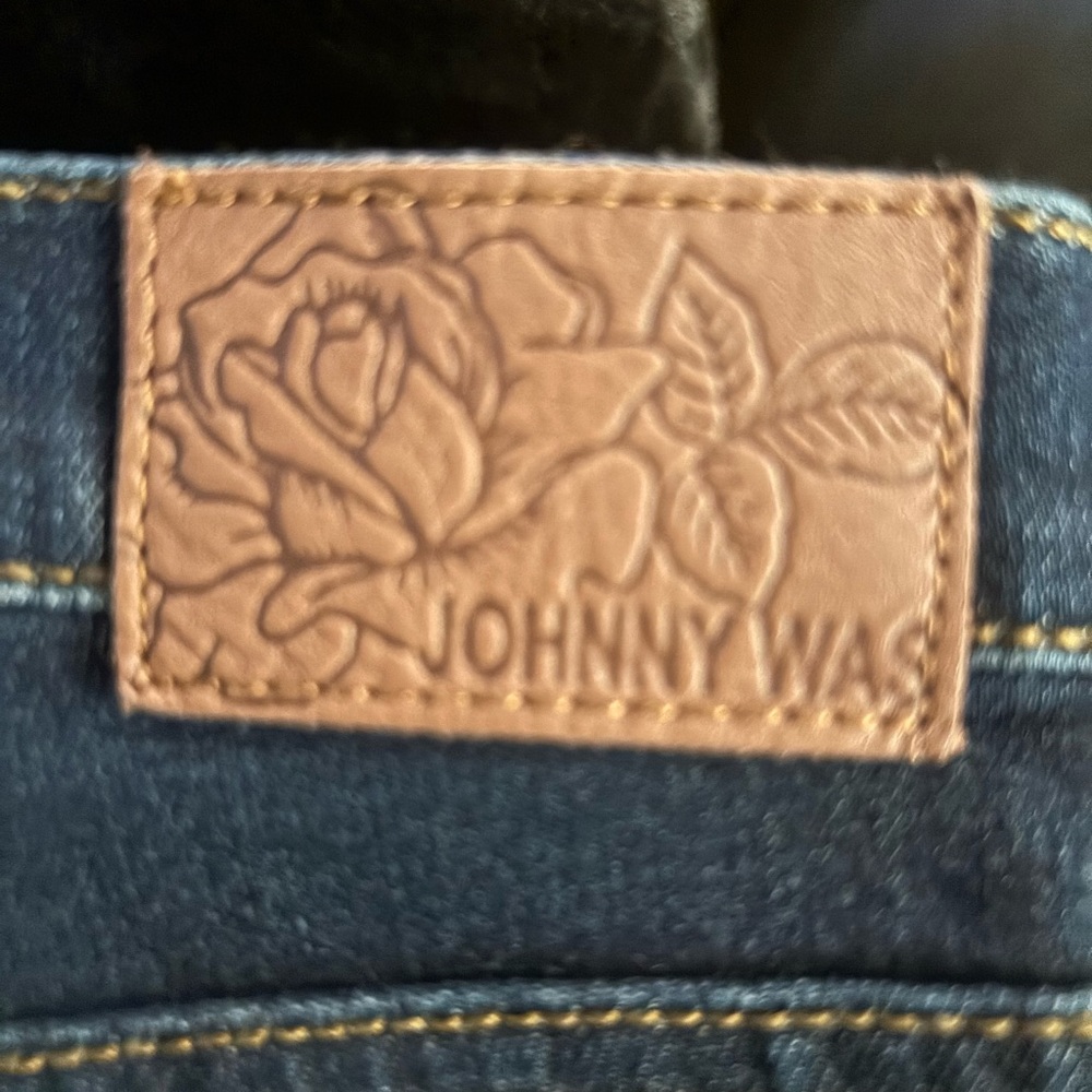 Johnny Was Dark Blue Denim Jeans